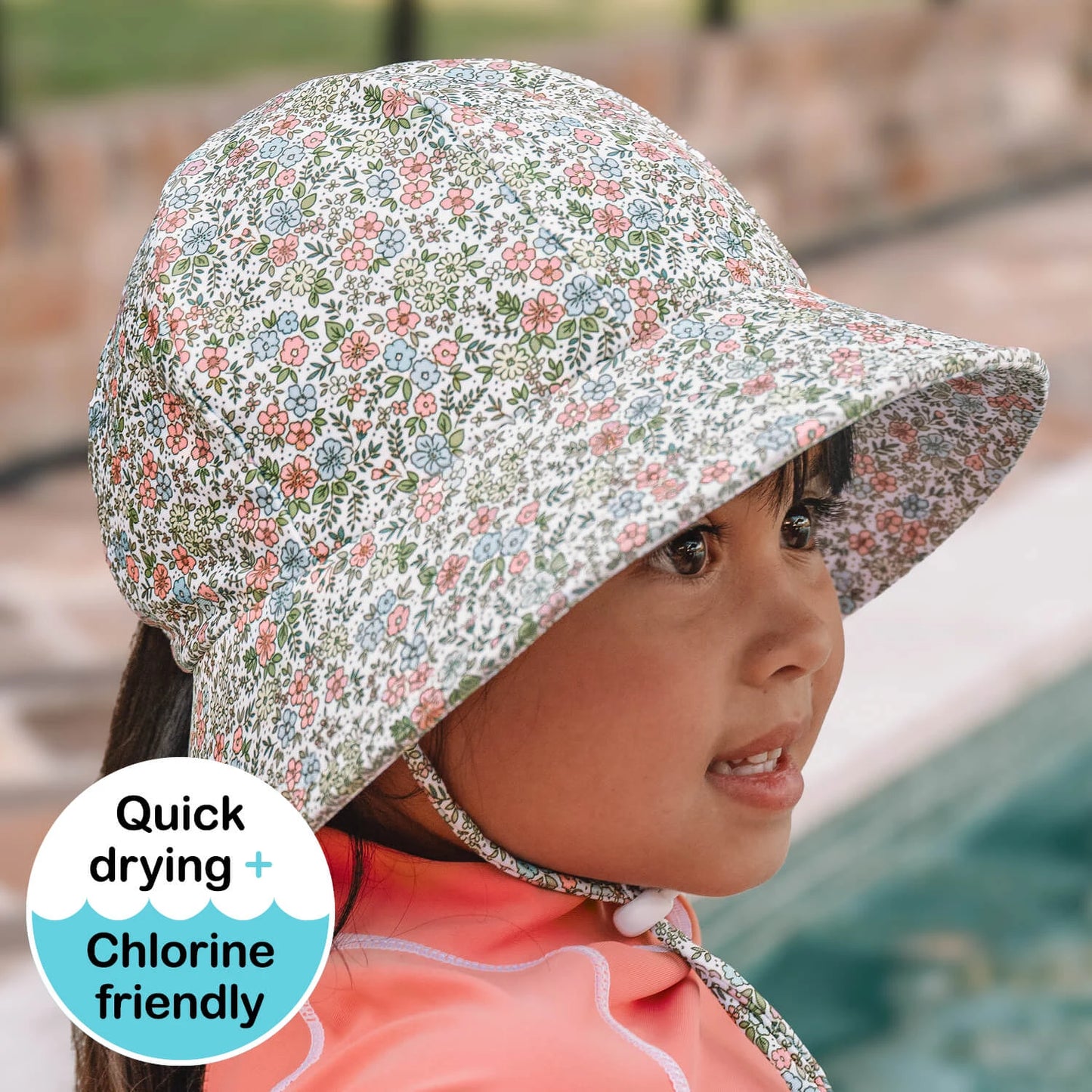 Swim Ponytail Bucket Hat - (PRE ORDER)