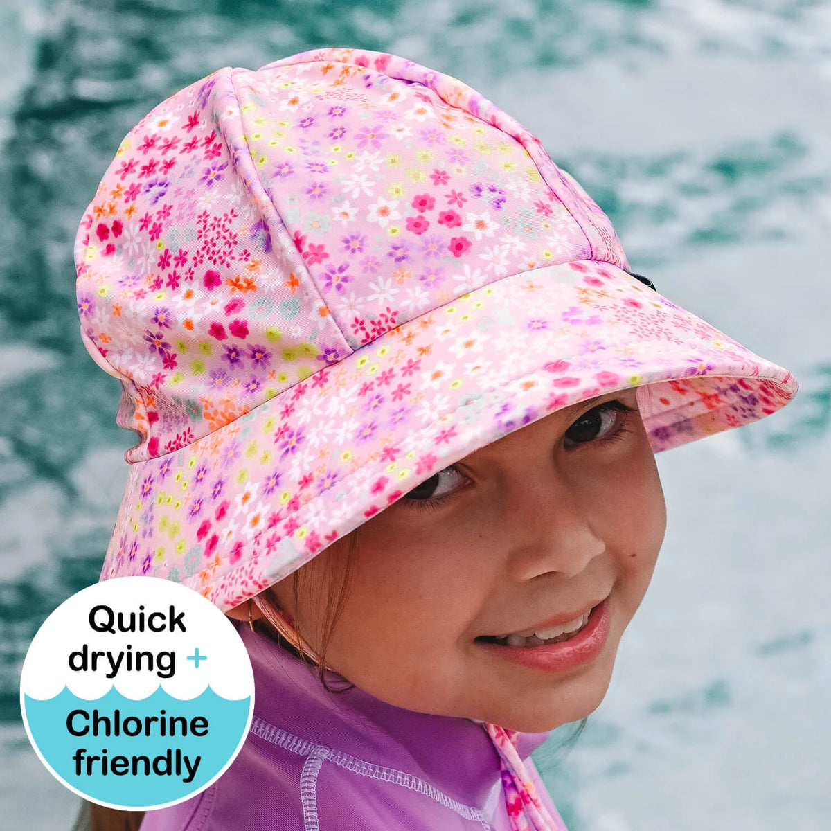 Swim Ponytail Bucket Hat - (PRE ORDER)