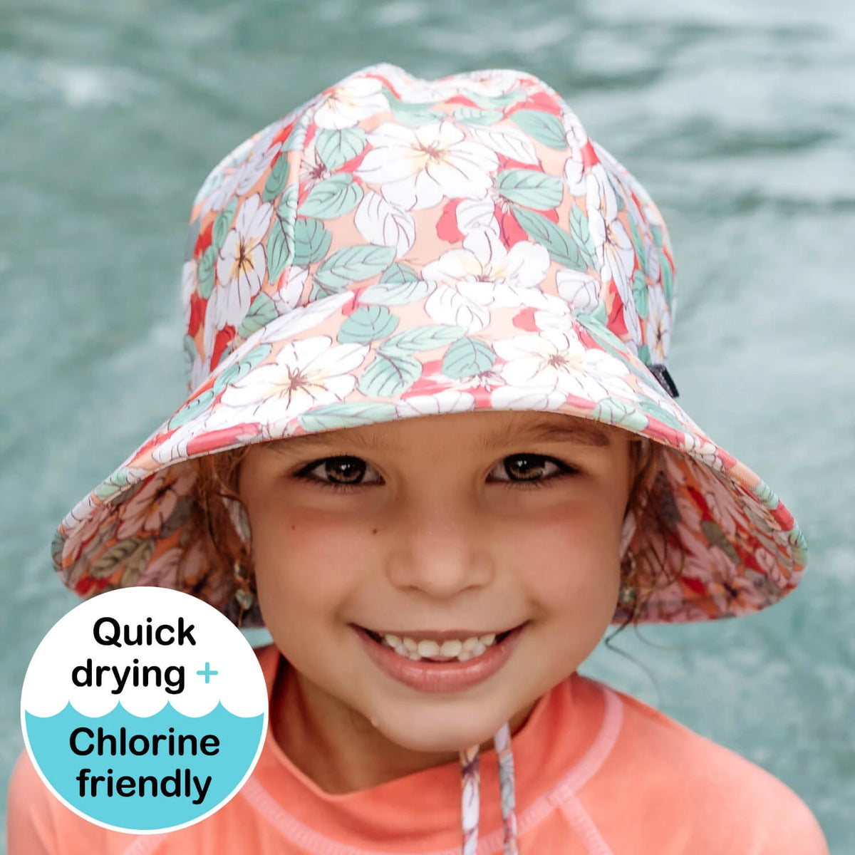 Swim Ponytail Bucket Hat - (PRE ORDER)