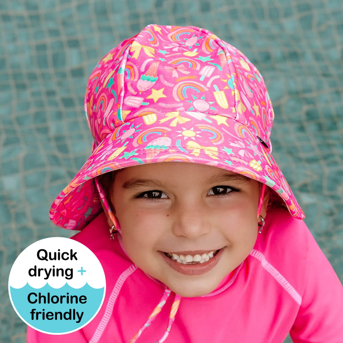 Swim Ponytail Bucket Hat - (PRE ORDER)