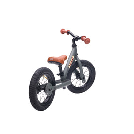 Matte Grey Trybike, Brown Seat and Grips (3 wheel) - Try Bike