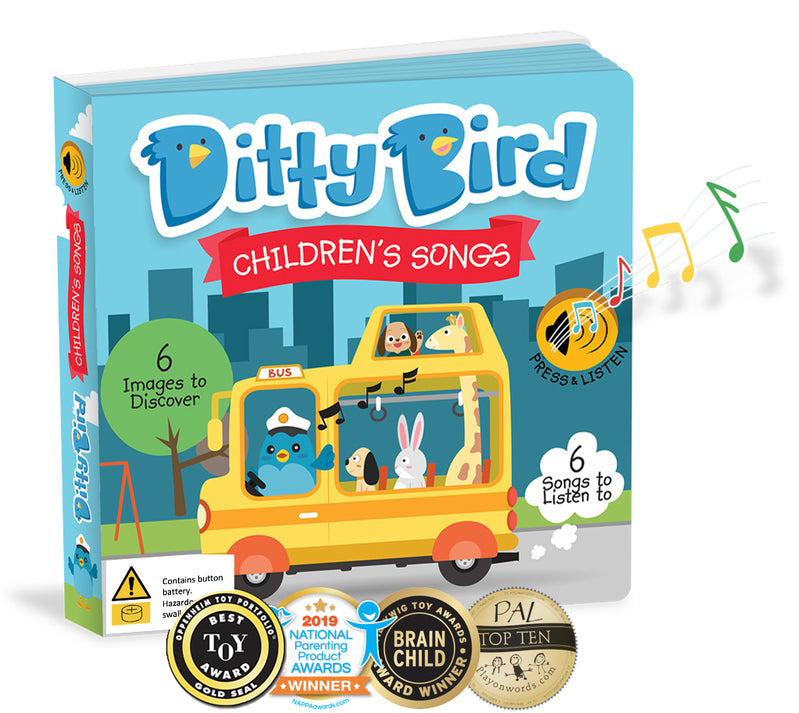 Children's Songs Musical Book - Ditty Bird