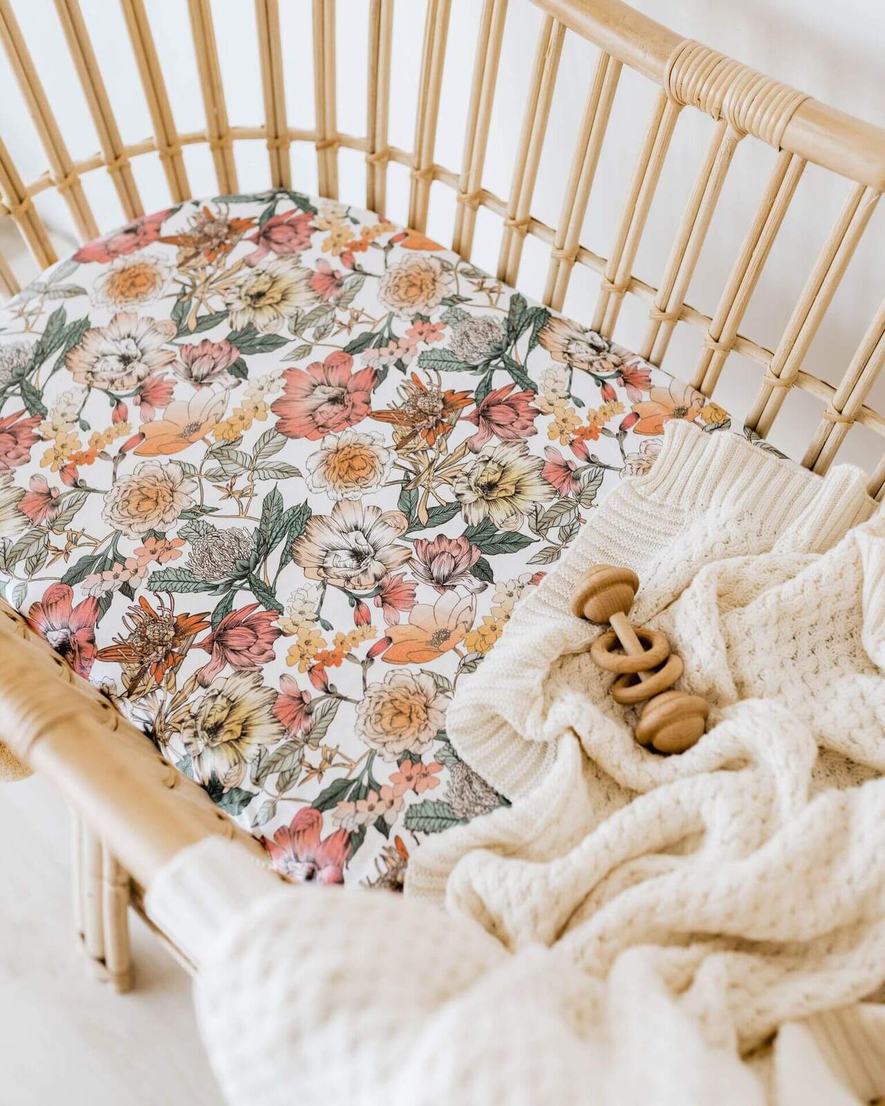 Australiana Bassinet Sheet / Change Pad Cover - SnuggleHunny Kids