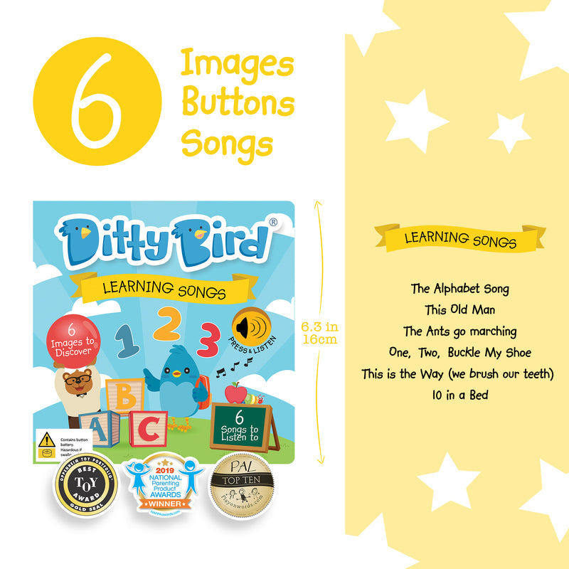 Learning Songs Musical Book - Ditty Bird