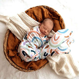 Rainbow Baby Stretch Cotton Baby Wrap Set - Snuggle Hunny Kids