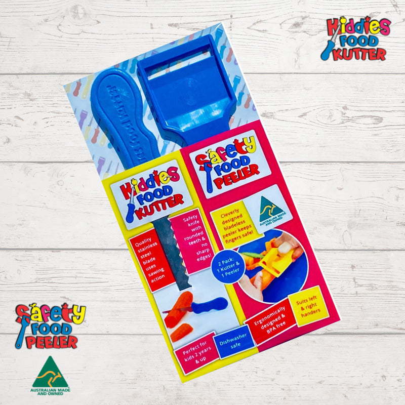 Kiddies Food Kutter 2 Pack (1 Kutter & 1 Peeler)