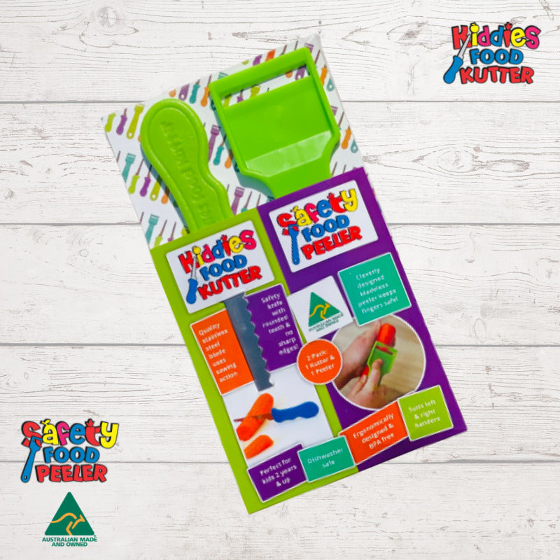 Kiddies Food Kutter 2 Pack (1 Kutter & 1 Peeler)