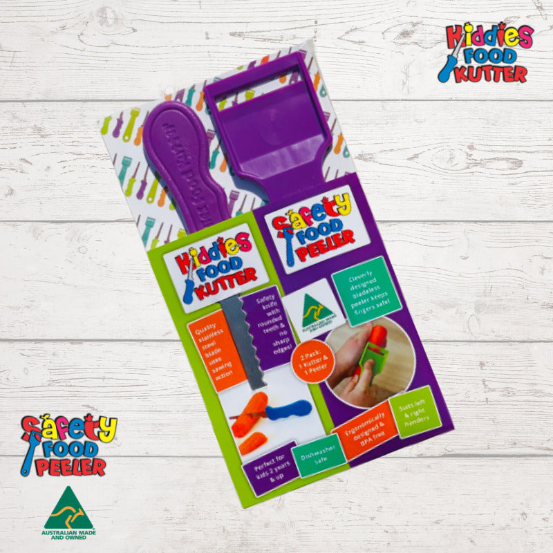 Kiddies Food Kutter 2 Pack (1 Kutter & 1 Peeler)