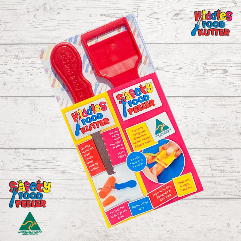 Kiddies Food Kutter 2 Pack (1 Kutter & 1 Peeler)