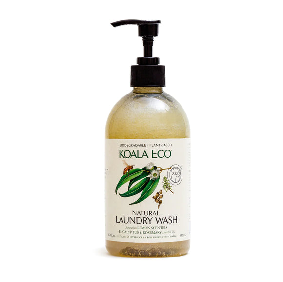 Laundry Wash Lemon, Eucalyptus & Rosemary 500ml - Koala Eco