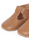 Tan Leather T-Bars Baby Shoes - Pure Baby