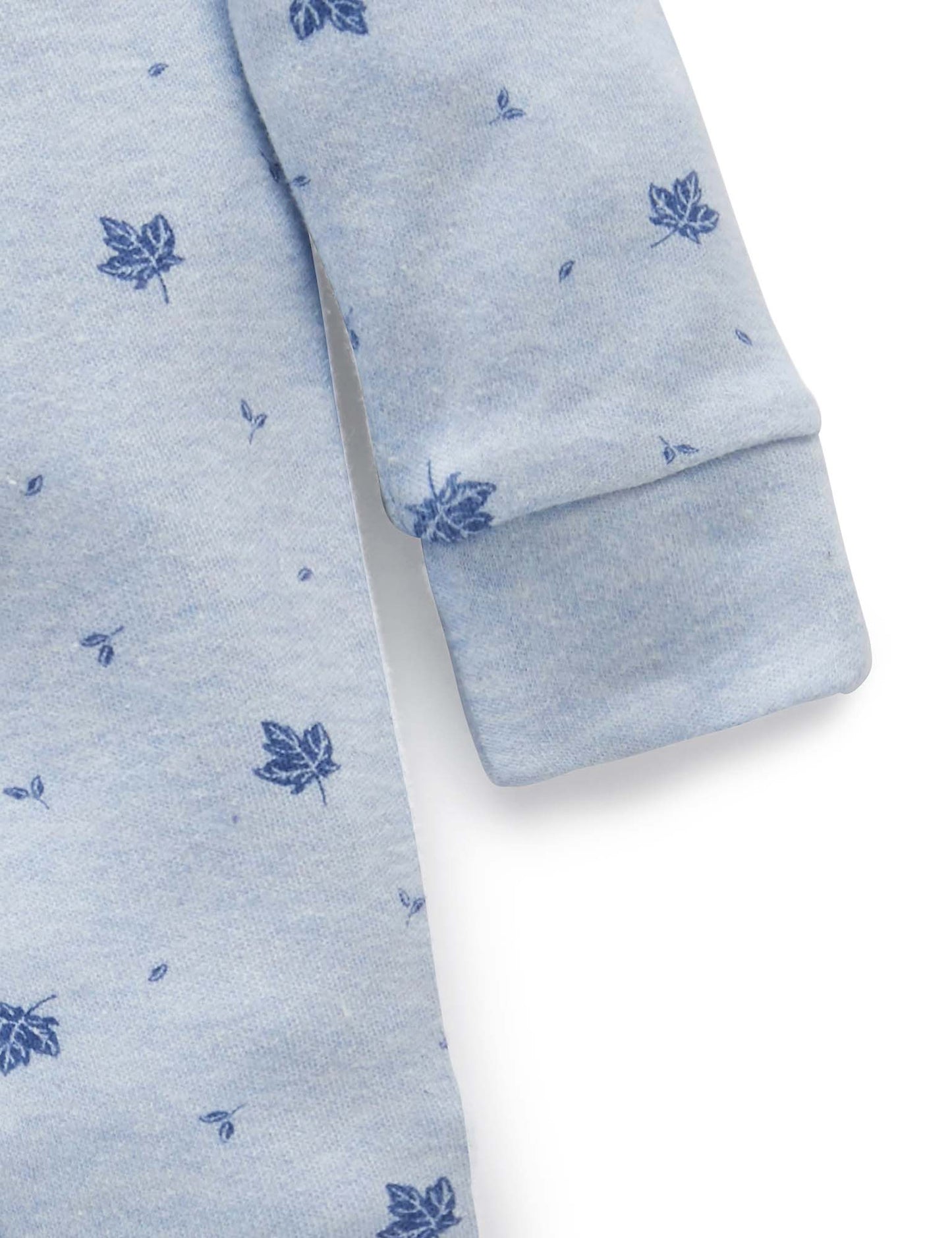 Premie Crossover Growsuit Blue Leaf - Pure Baby