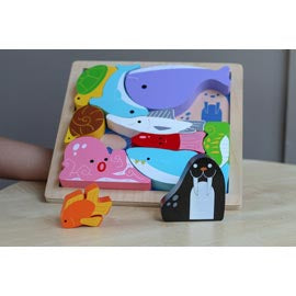 Sea Creatures Chunky Puzzle - Kiddie Connect