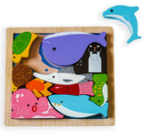 Sea Creatures Chunky Puzzle - Kiddie Connect